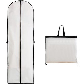 Wedding dress garment bag, suit bag garment bags waterproof, garment bag suit long with zipper, for suits dresses, 60 x 180 cm