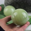 2 Inch Light Green Afghanistan Jade Baoding Balls Health Crystal