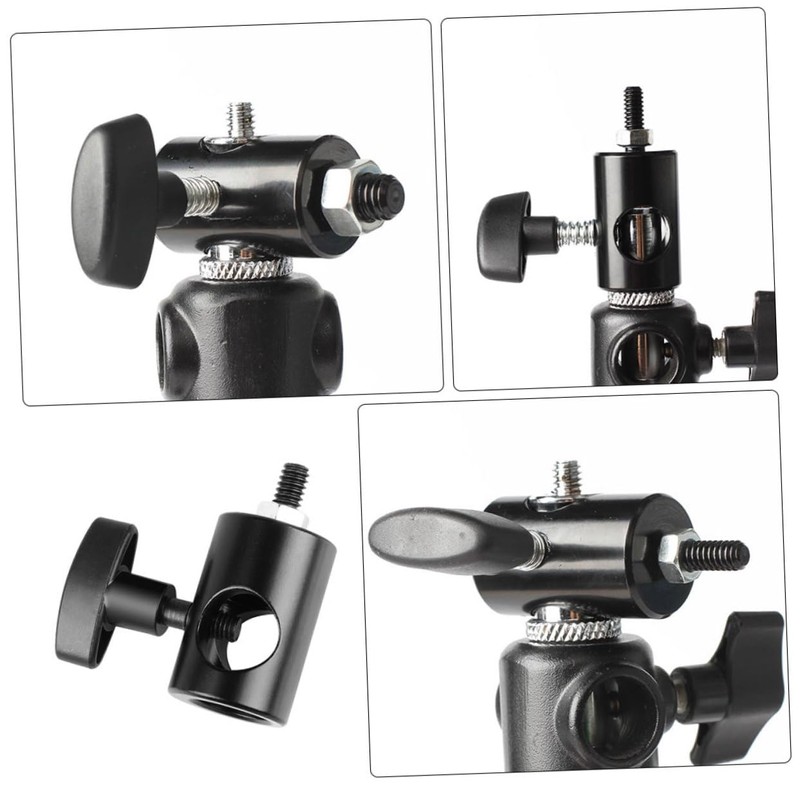 KOMBIUDA Tripod Flashlight Adapter Screw Camera Stand Adapter for Fill