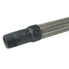 New Flexible Metal Hose Connector 3/4" x 18" length air compressor stainless steel braided