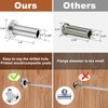 BLIKA 65 Pack Stainless Steel Protector Sleeves for 1/8" 5/32"