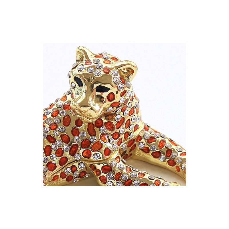 [pixia-su] PIEARTH jewelry box Leopard Brown