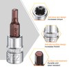 sourcing map 5/32" Hex Bit Socket 1/4" Drive SAE S2