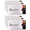 OW-Travel RFID Card Protector Sleeves (10 Pack) Contactless RFID Blocking