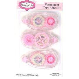 Tape Runner Adhesive (3 Pack) for Card-Making and Scrapbooking Supplies by The Stamps of Life