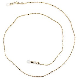 Pearl Glass Cord Brass 72cm Gold CG-104