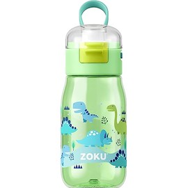 Zoku Kids Flip Gulp Bottle 475ml - Dino