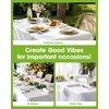 Pureegg Plastic Table Cloth Disposable 10 Pack, 52 x 70