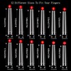 600PCS XXXL Coffin Nail Tips No C Curve, Extra Long