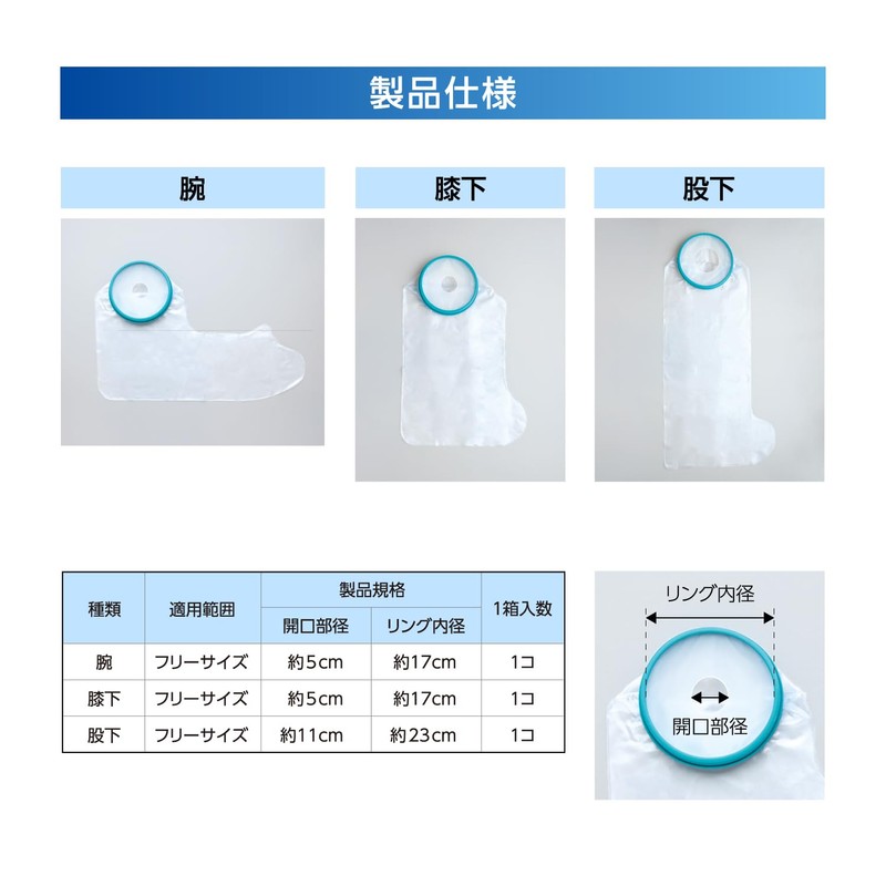 Japan Sigmax 602310 Below Knee Shower Cover