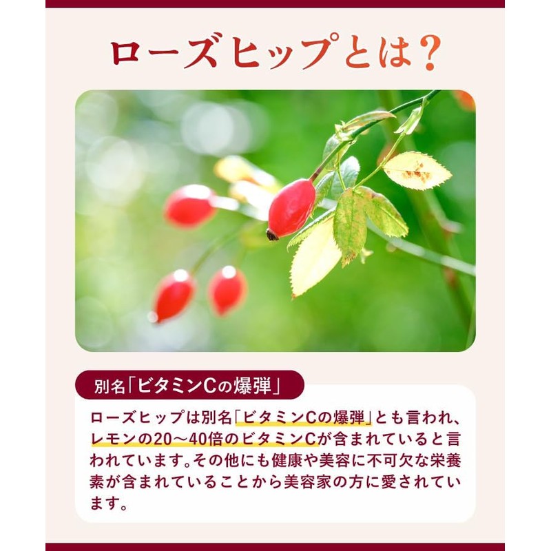 Onkatsu Farm Rose Hip Hibiscus Tea Bags (2g×30 packets/official brand)