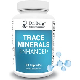Trace Minerals Research Dr. Berg Trace Minerals Enhanced Complex -70 & more  Minerals 60 CT 08/2025