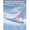 Momcozy Life Coolmurm Cooling Pillow Cases for Hot Sleepers, 2
