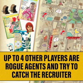 Mind MGMT: The Psychic Espionage Game - Strategic Deduction Board Games - Award-Winning Game for 2-5 Players - Hidden Movement & Cooperative Play - Ages 14+ - Perfect for Family Game Night