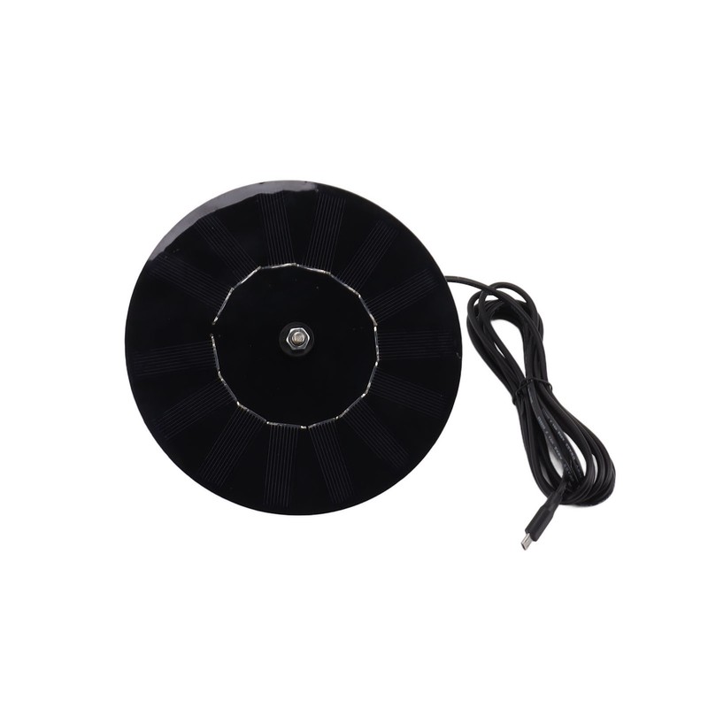 Solar Panel 10W 5V Efficient Conversion Waterproof Round Shape for