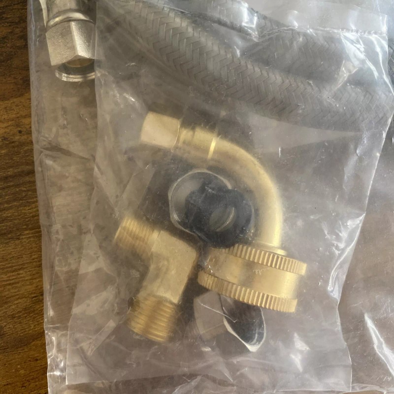 GE WX28X326 72" Universal Dishwasher Connector Braded Hose With connection