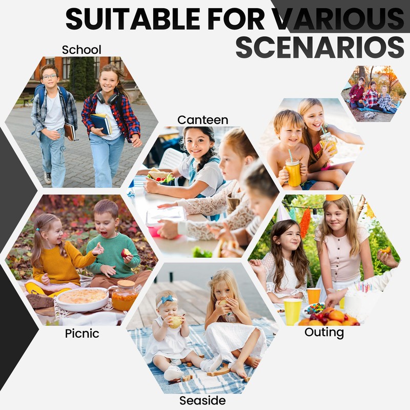 Uxeqtop Cute Lunch Bag (Black)