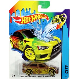 HOT WHEELS COLOR SHIFTERS CITY 2008 MITSUBISHI LANCER EVOLUTION 8/48