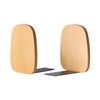 Muso Wood Wood Bookends - Never Fall Over (Beech)