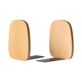Muso Wood Wood Bookends - Never Fall Over (Beech)
