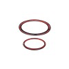 car-attention Car Front Rear Logo Emblem Badge Ring Decoration Fit