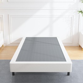 ALDRICH Twin Box Spring 7 Inch, 1500lbs Heavy Duty Metal Frame Mattress Foundation, Non-Slip/No Noise/Easy Assembly/Easy Clean Cover