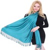CJ Apparel Women's Hand Made Nepalese Tassels Shawl Pashmina Scarf,