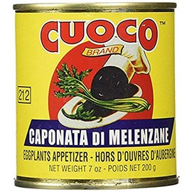 Cuoco - Imported Italian Eggplant Caponata Di Melenzane, Eggplant Appetizer, (5 Pack) - 7 Ounce Cans