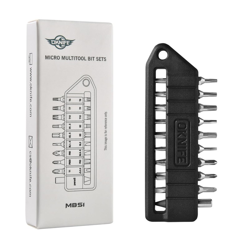 OKNIFE MBS1 4mm Hex Bit Screwdriver Set, 9 PCS Durable