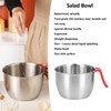 Stainless Steel Mixing Bowl with Handle Non Slip Deepen Splashproof