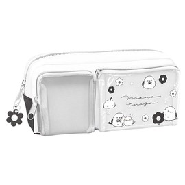 W Clear Pocket Pen Pouch Mono Enaga