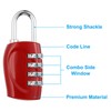 PATIKIL Combination Lock, 2Pcs 4 Digit Outdoor Padlock Waterproof Locker