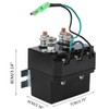 Chazcool Winch Solenoid Relay, 12V ATV UTV Winch Contactor Solenoid