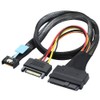 cablecc Mini Cool Edge IO MCIO 4X to U.2 SFF-8639