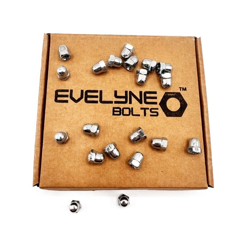 M5 (5mm) Dome Nuts Set - Steel Cap Nut -