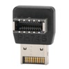 Right Angle USB Type E Adapter, Front Panel Header Male