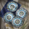 Euro Ceramica Zanzibar Double Bowl 16-Piece Dinnerware Set | Fine