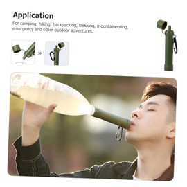 WHAMVOX Life Drinking Straw Portable Water Filter Compact Water Purifier for Outdoor Use Easy to Use Carry