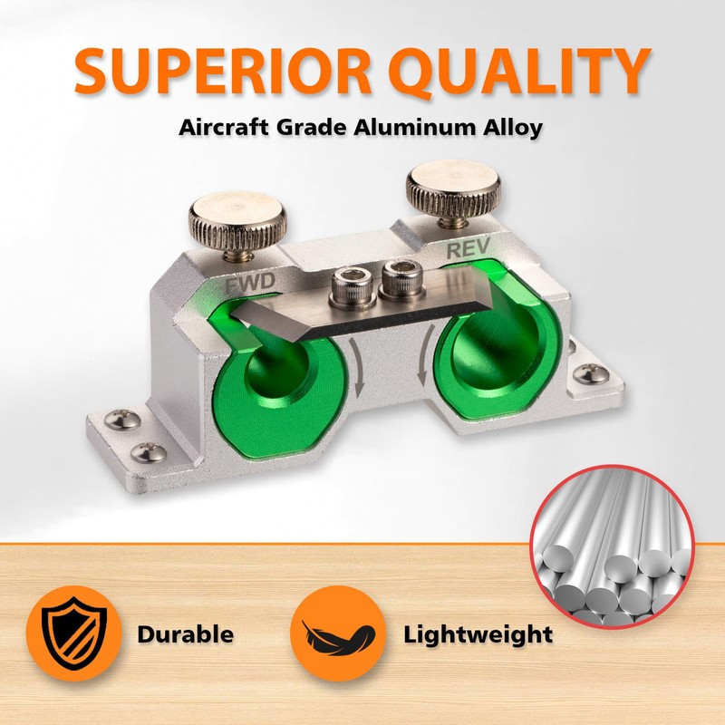 Double Cutting Dowel Maker Jig Kit Carbide Inserts Stable wooden