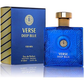 NovoGlow Verse Deep Blue, Eau de Parfum Spray Perfume, Fragrance For Men- Daywear, Casual Daily Cologne 3.4 Oz Bottle- Ideal EDP Beauty Gift for Birthday, Anniversary