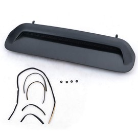 Hood Scoop Bulge Kit, Compatible with 10-20 Toyota Tacoma 4 Runner PRO Matte Front Upper Hood Scoop Bulge Insert Upgrade Kit Black Sport Hood Air Flow