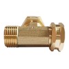 Joywayus 3/4 GHT Threaded Brass Swivel Pipe Fitting Tee T