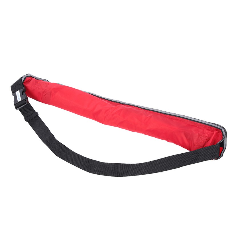 Adjustable Inflatable Life Jacket Belt With Reflective Tapes and Whistle