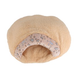 Hooded Cat Bed Thick Soft Comfortable Self Warming Cat Sleeping Bag for Cats Kitten L