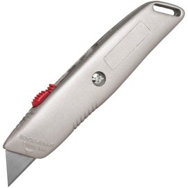 Sparco Products 01468 Retractable Utility Knife, w/ 3 Blades, 3 Positions, 6-Inch, SR