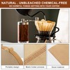 Gute 200Pcs Cone Coffee Filters, 2-4 Cups Unbleached Brown V02