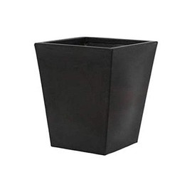 Tusco Products 2 Set - Tusco CT22BK Cosmo Square Planter, Black, 22-Inch
