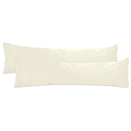Npluseins 1331.1812 Cotton Pillowcases, Jersey, Various Colours, Pack of 2