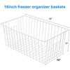 16inch Upright Freezer Organizer Baskets for 13-14,16-21 cu.ft Standup Freezer,