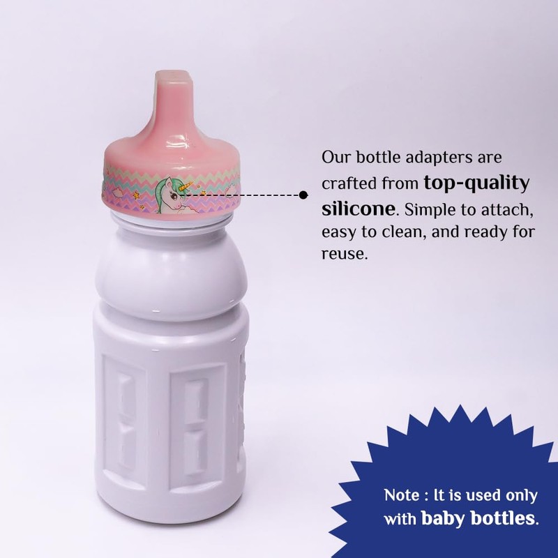 Refresh-a-Baby Universal Bottle Top Spout Adapter – 2 Pc Pack,